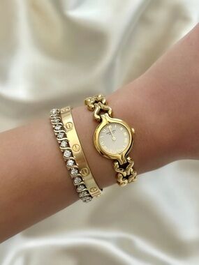 AUTHENTIC VINTAGE RAYMOND WEIL GOLD WATCH